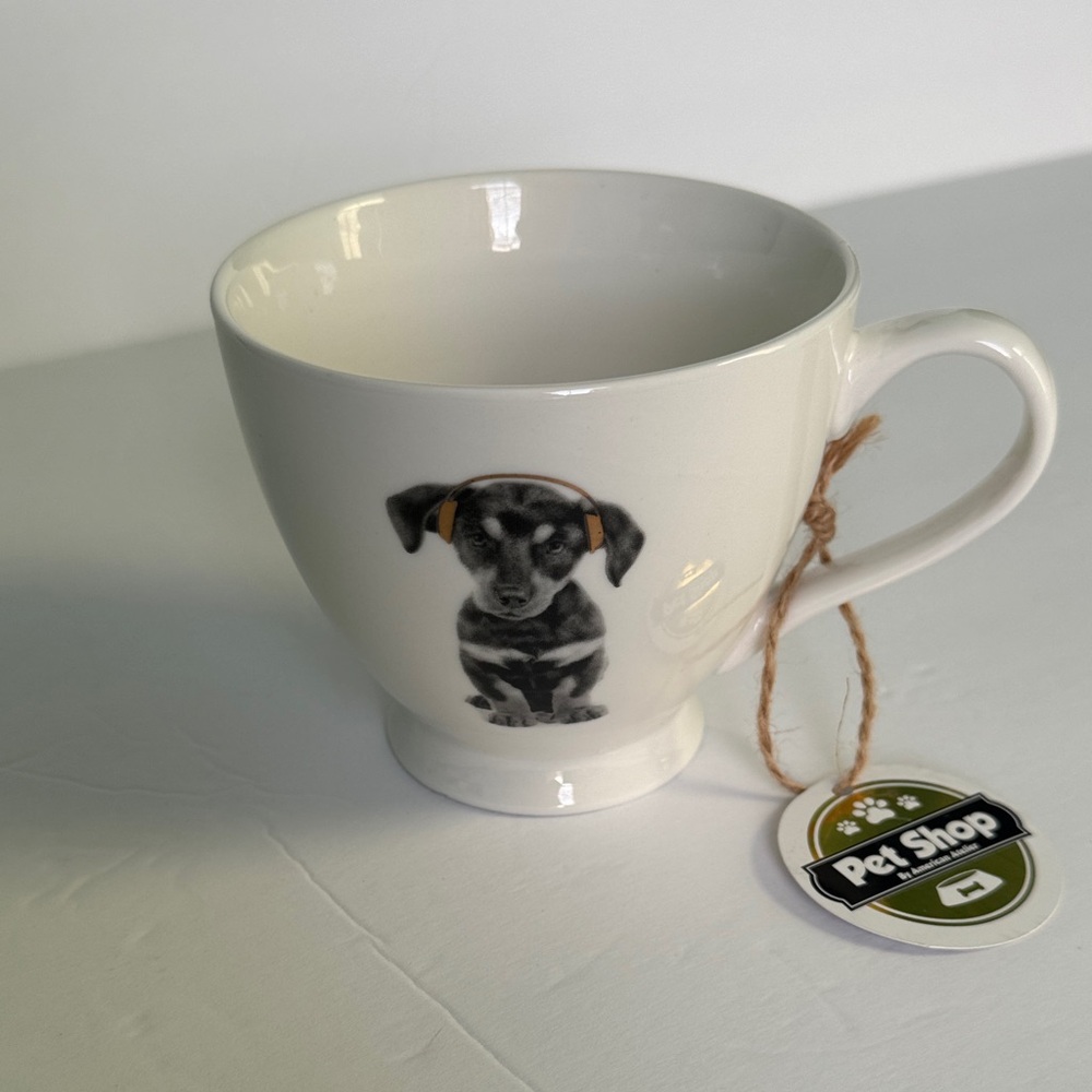 American Atelier Cream Dog Cup